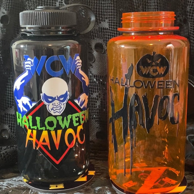 Halloween Wrestling Water Bottles