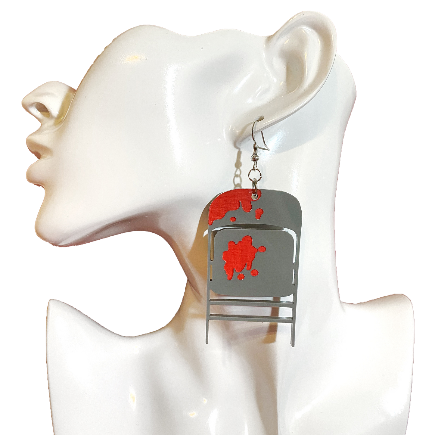 Steel Chair Earrings