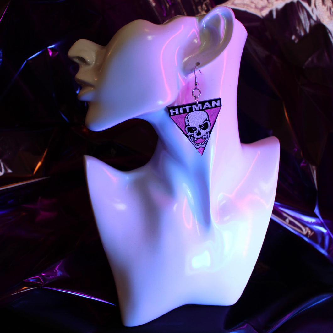 PRE-ORDER: Hitman Skull Earrings
