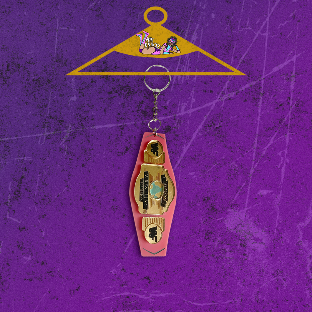 Pre-Order: Pink Women's Championship Keychain