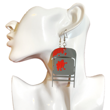 Load image into Gallery viewer, PRE-ORDER: Steel Chair Earrings
